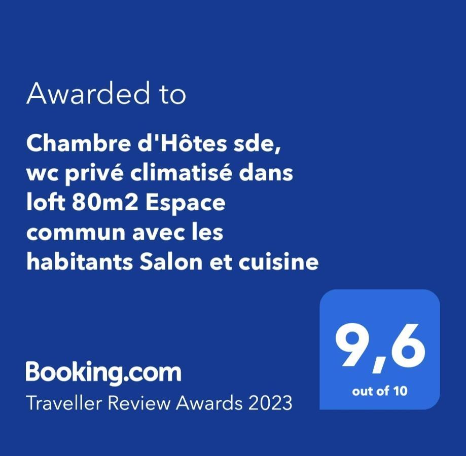Chambre D'Hotes Sde, Wc Prive Climatise Dans Loft 80M2 Espace Commun Avec Les Habitants Salon Et Cuisine Διαμέρισμα Τουλόν Εξωτερικό φωτογραφία